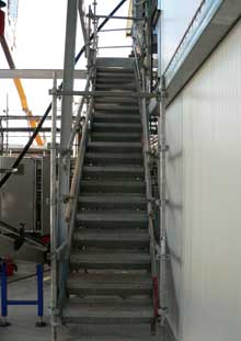 Escaliers d'accès